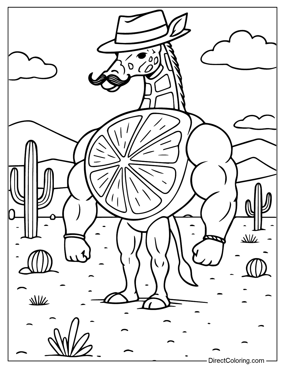 Ganganzelli Trulala Coloring Page